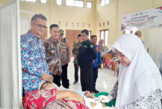 DPPKB OKU - IBI Gelar Layanan KB Gratis di Desa Karya Mukti