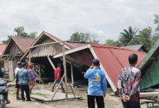 Angin Kencang Terjang Rumah hingga SD di Dua Desa di OKI