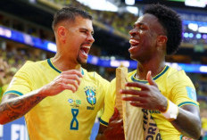 Vinicius Menggila, Brasil Kalahkan Skotlandia dan Kunci Juara Grup C