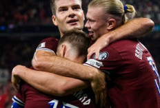 Norwegia Bantai Moldova 11-1, Haaland Ukir Sejarah Cetak 5 Gol