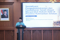Menteri Nusron Sosialisasikan Urgensi Pendaftaran Tanah Ulayat di Kalsel