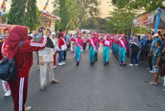 Tumbuhkan Cinta Tanah Air, Gelar Lomba Gerak Jalan