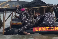 Pagar Laut di Pesisir Utara Tangerang Dibongkar TNI AL 