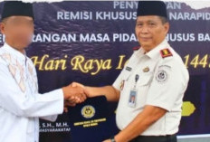 246 Warga Binaan Lapas Muaradua Terima Remisi, Satu Langsung Bebas