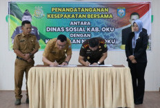 Tingkatkan Efektivitas Penyelesaian Masalah Hukum, Kejari OKU MoU dengan Dinsos 