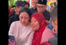 Puan Maharani Ziarah ke Makam Ulama Syekh Angkasa di Muara Enim