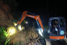 Diguyur Hujan Deras, Longsor Tutup Akses Simpang Saga–Lubuk Serai