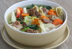 Resep Sup Daging Sapi Kental, Kuah Gurih Creamy Bikin Nagih