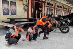 Polres OKU Selatan Berikan Pembinaan dan Sanksi Fisik kepada Juru Parkir 