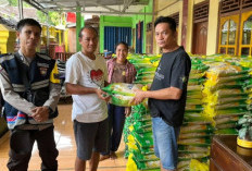 Polres OKU Selatan Salurkan 10 Ton Beras Murah di Kecamatan Runjung Agung