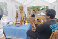 Puskesmas Muaradua Periksa Kesehatan Korban Kebakaran 