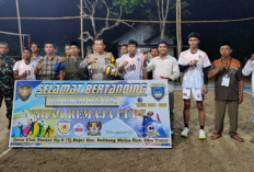 Di Sela Turnamen Bola Voli, Ajak Masyarakat Jaga Kamtibmas