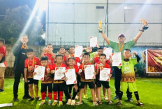 Menyala ! SSB Palembang Soccer Skills Raih Juara Ketiga Garuda Anak Indonesia U-10