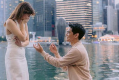 Romantis, Cassandra Lee Resmi Dilamar Ryuken Lie di Marina Bay Sands