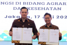 Menteri ATR/BPN Teken MoU dengan Menkes