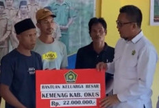 Kemenag OKU Selatan Salurkan Bantuan untuk Korban Banjir Bandang