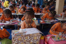Lomba Mewarnai Zona III OKU Ekspres bersama IGTKI Makin Seru