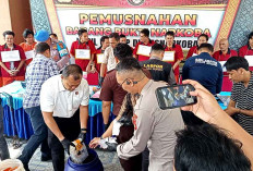 Musnahkan 4,6 Kg Sabu dan 24 Ribu Butir Ekstasi