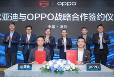 Oppo dan BYD Jalin Kerjasama Teknologi Smartphone dan Kendaraan Listrik