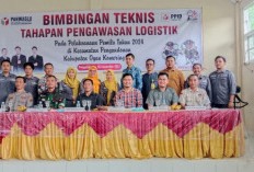 Gelar Bimtek Pantau Tahapan Logistik Kecamatan Pemilu 2024