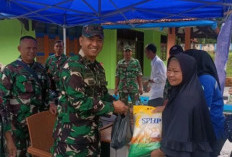 Jaga Stabilitas Harga Jelang Ramadhan, Kodim 0403/OKU Gelar Operasi Pasar 