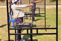 Perkuat Soliditas, Forkopimda Prabumulih Gelar Latihan Menembak Bersama