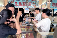 Harga Emas Perhiasan di Palembang Turun Tipis