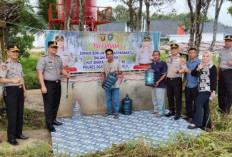 Antisipasi Kesulitan Air Saat Kemarau, Polres OKU Bangun Sumur Bor 