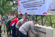 Hadirkan Air Bersih untuk Masyarakat, Polri Bangun Sumur Bor