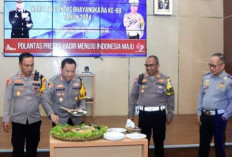 Peringati Hari Lalu Lintas, Polres OKU Selatan Potong Tumpeng