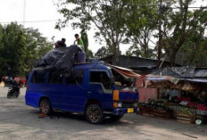 Angkutan Kota dan Desa di Terminal Muaradua Kian Sepi Penumpang