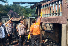 Rumah Panggung Hangus Terbakar, Kerugian Diperkirakan Rp130 Juta
