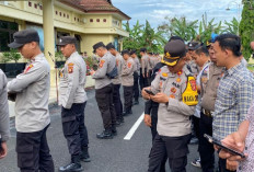 Cegah Terlibat Judi Online, Wakapolres Razia Ponsel Anggota