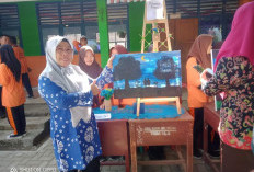 SMPN 01 Simpang Gelar Pamer Karya Seni Lukis