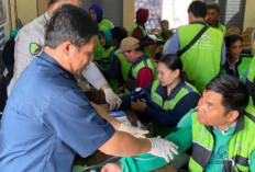 Polres OKU Selatan Gelar Pengobatan Gratis untuk 150 Ojek Pangkalan