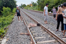 Pelajar di Prabumulih Tewas Ditabrak Kereta APi 