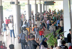 Bandara SMB II Tersibuk saat Lebaran