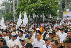 Ribuan Kades Geruduk Gedung DPR RI