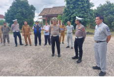 Polda Sumsel Lakukan Penilaian Kampung Tertib Lalu Lintas di OKU Timur