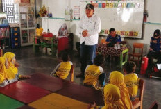 Damkar OKU Selatan Edukasi Siswa PAUD dan TK tentang Cara Menangani Kebakaran