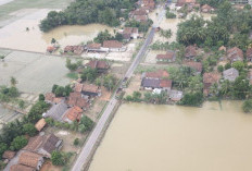 Gerak Cepat Tangani Banjir, Bupati Enos Lakukan Pantauan Udara