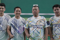 Menteri Nusron dan Wali Kota Palembang Tunjukkan Semangat Sportivitas di PORNAS KORPRI XVII