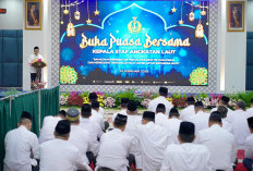 Berikan Tausiah di Buka Bersama KASAL, Menteri Nusron: Negara Besar Mampu Ciptakan Rasa Aman
