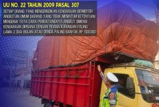 Satlantas Polres OKU Tegur Perusahaan Angkut Barang yang ODOL