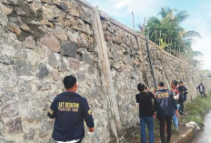 Diduga Bermasalah, Talud Rp15 M Diperiksa Pidkor Polres OKU Timur