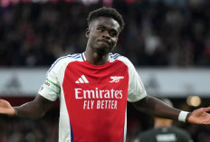 Cedera Hamstring, Bukayo Saka Absen 2 Bulan