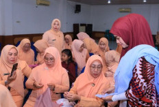 DWP OKU Selatan Gelar Pelatihan Seni Memayet Jilbab