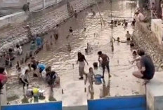 Sungai Komering Surut, Warga Arisan Buntal Panen Ikan dan Raup Cuan