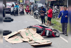 Ditabrak Truk Pengangkut Semen, Guru di Lahat Meregang Nyawa