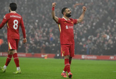 Liverpool Kalahkan Leicester City, Salah Cetak Gol Kandang ke-100